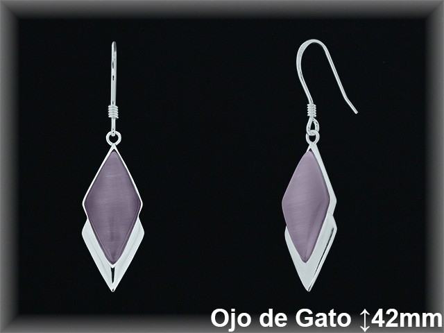 Pendientes Plata al por mayor ref J8555A Mayoristas Plata al por Mayor