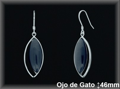 Pendientes Plata al por mayor ref J8587N Mayoristas Plata al por Mayor