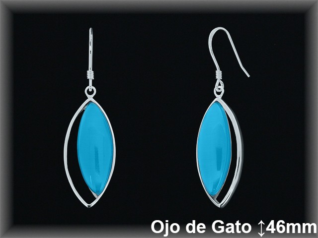 Pendientes Plata al por mayor ref J8587Z Mayoristas Plata al por Mayor