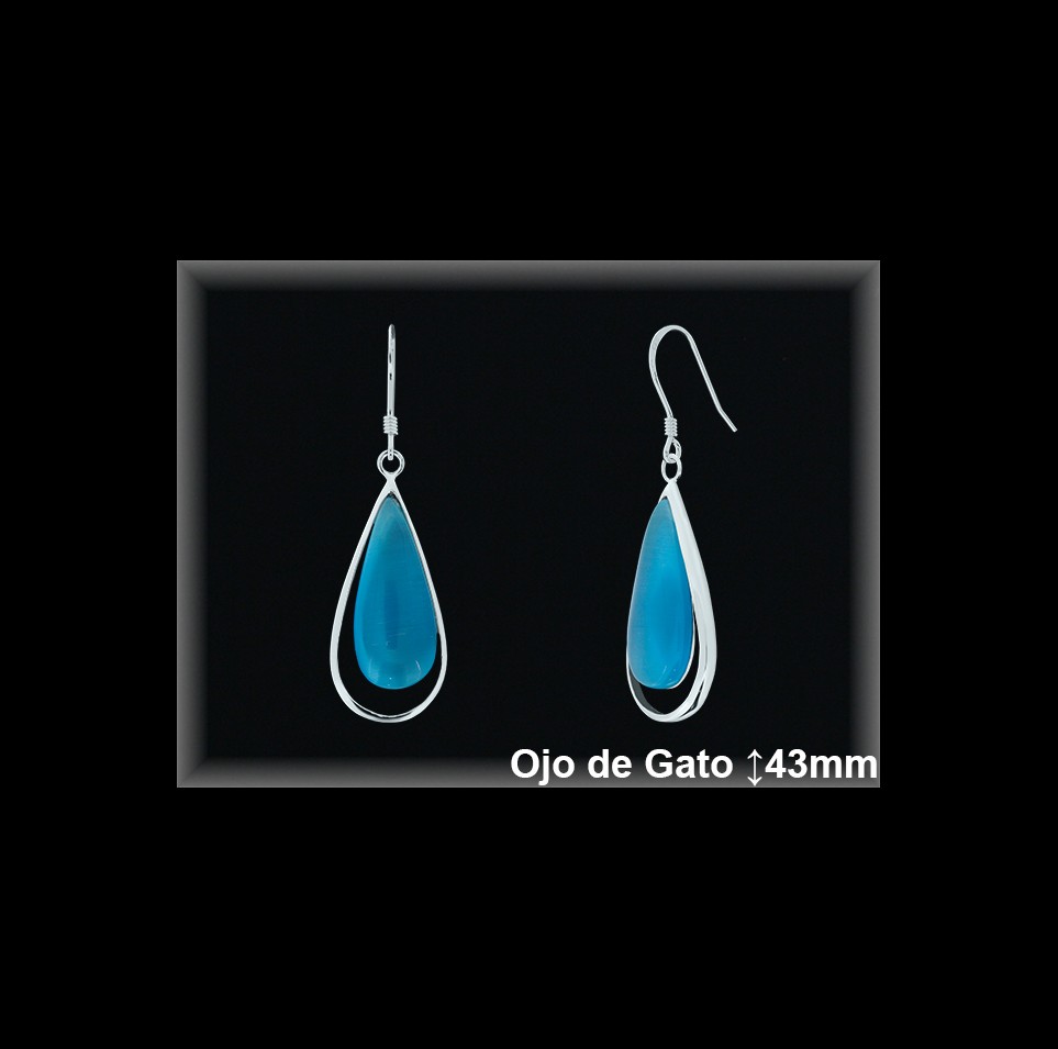 Pendientes Plata al por mayor ref J8590G Mayoristas Plata al por Mayor