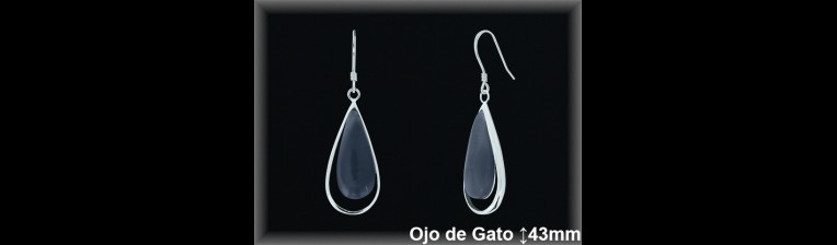 Pendientes Plata al por mayor ref J8590N Mayoristas Plata al por Mayor
