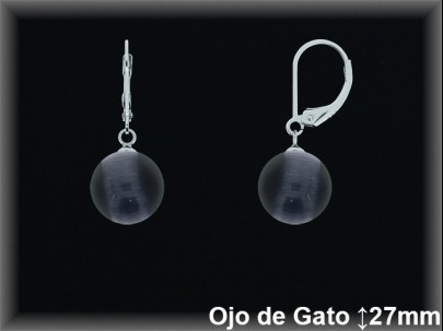Pendientes Plata al por mayor ref P8201N Mayoristas Plata al por Mayor