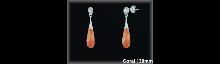 Pendientes Plata al por mayor ref P8512 Mayoristas Plata al por Mayor