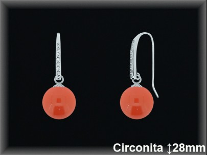 Pendientes Plata al por mayor ref P8004R. Mayoristas Plata al por Mayor