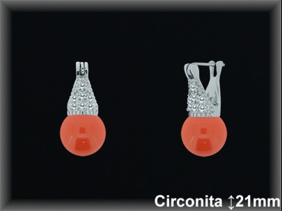 Pendientes Plata al por mayor ref P8570C. Mayoristas Plata al por Mayor