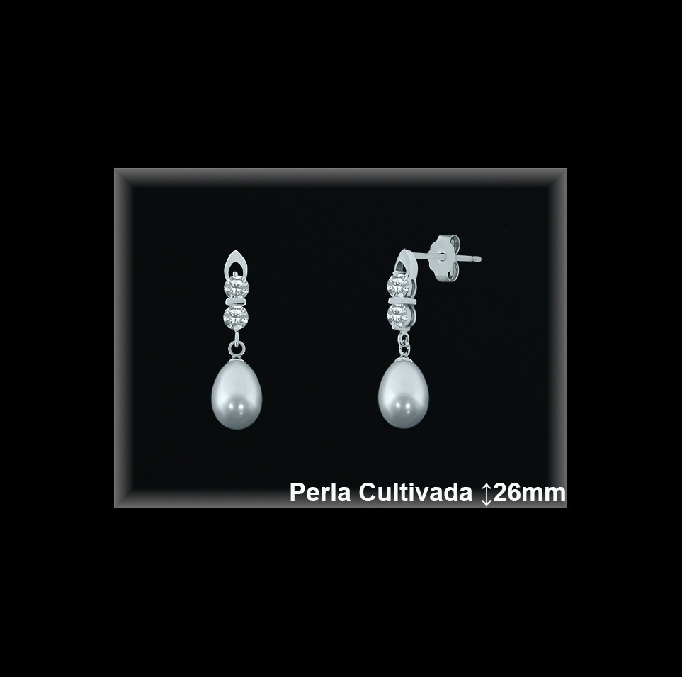Pendientes Plata al por mayor ref R487 Mayoristas Plata al por Mayor