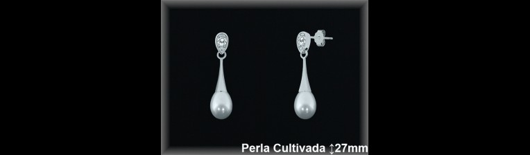 Pendientes Plata al por mayor ref R8512 Mayoristas Plata al por Mayor