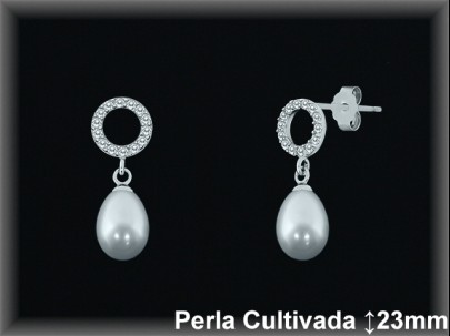 Pendientes Plata al por mayor ref R8517 Mayoristas Plata al por Mayor