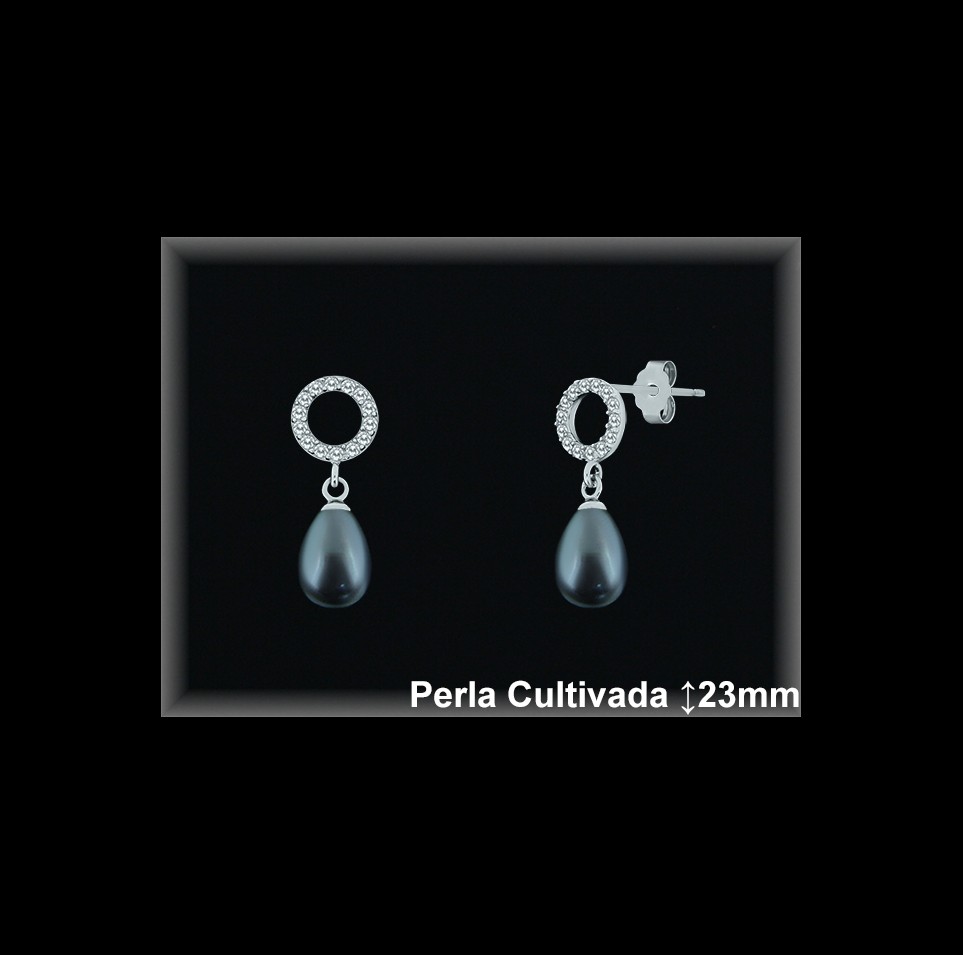 Pendientes Plata al por mayor ref R8517G Mayoristas Plata al por Mayor
