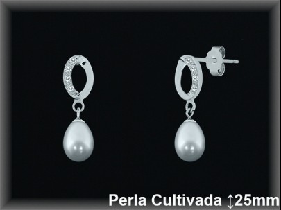 Pendientes Plata al por mayor ref R8521 Mayoristas Plata al por Mayor