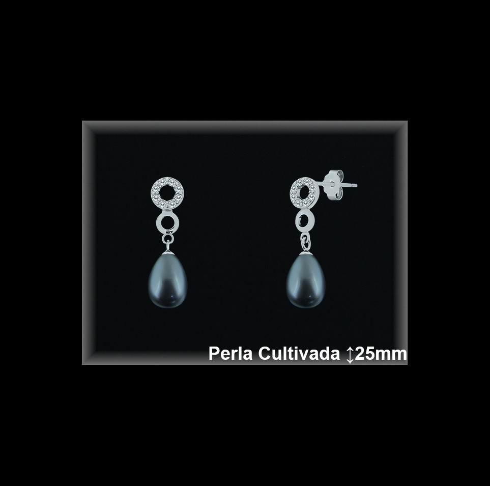 Pendientes Plata al por mayor ref R8546G Mayoristas Plata al por Mayor