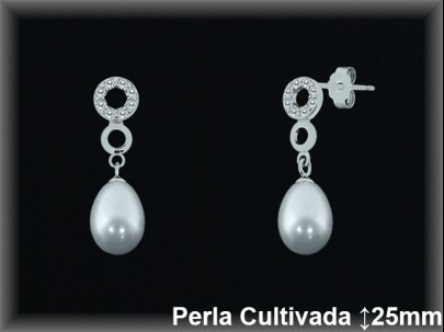 Pendientes Plata al por mayor ref R8546 Mayoristas Plata al por Mayor