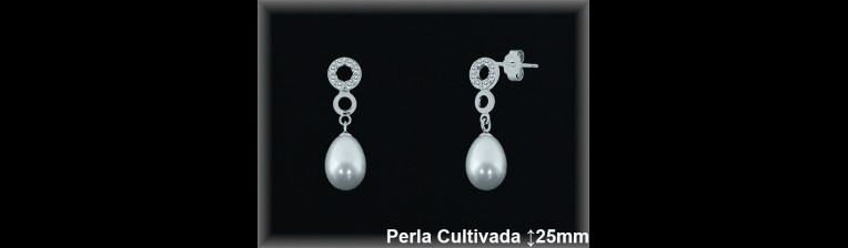 Pendientes Plata al por mayor ref R8546 Mayoristas Plata al por Mayor