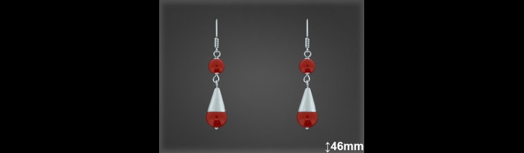 Aros Argollas Canarias Plata al por Mayor ref C8725LW. Mayorista Plata