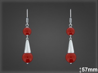 Aros Argollas Canarias Plata al por Mayor ref C8726MW. Mayorista Plata