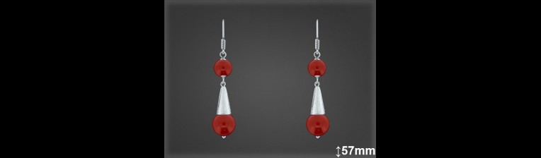 Aros Argollas Canarias Plata al por Mayor ref C8726MW. Mayorista Plata