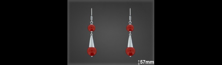 Aros Argollas Canarias Plata al por Mayor ref C8726LW. Mayorista Plata