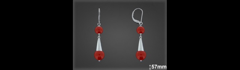 Aros Argollas Canarias Plata al por Mayor ref C8726LB. Mayorista Plata
