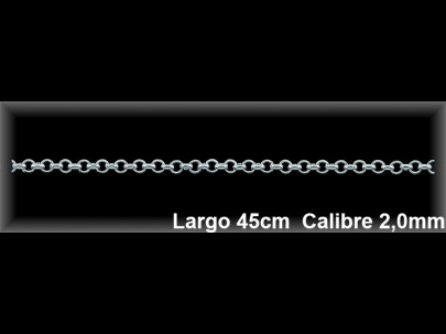 Cadenas Plata al por mayor ref 73L003B Mayoristas Plata al por Mayor