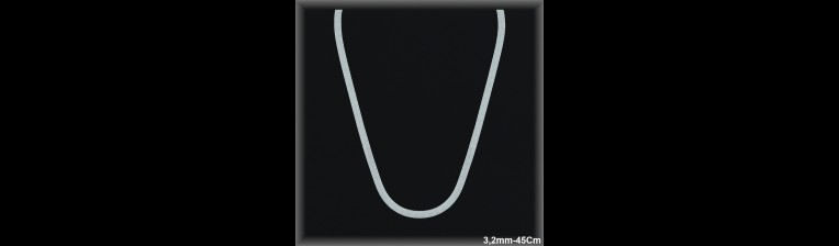 Collar Plata por mayor ref 7L150B. Mayoristas Plata al por Mayor