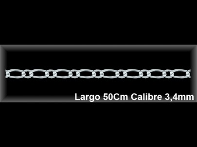 Cadenas Plata al por mayor ref 73L006C Mayoristas Plata al por Mayor