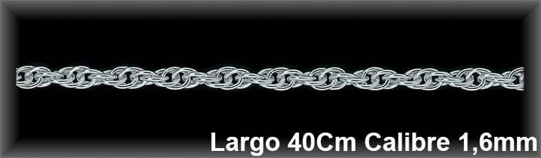 Cadenas Plata al por mayor ref 73L20A Mayoristas Plata al por Mayor