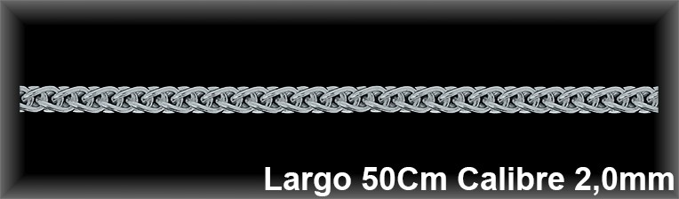 Cadenas Plata al por mayor ref 73L28C Mayoristas Plata al por Mayor