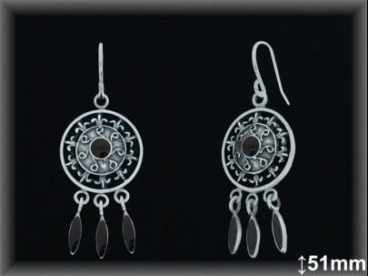 Mayorista de Plata en Pendientes ref LQ052N  Pendientes de Plata al por Mayor