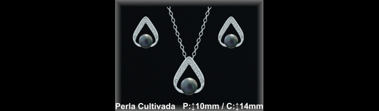 Conjuntos de Plata al Por Mayor ref 79R058G. Mayorista de Conjuntos de Plata
