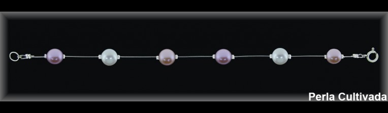 Pulseras Plata al por mayor ref 9680RC. Mayoristas Plata al por Mayor