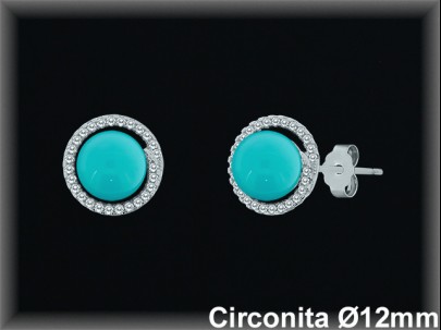 Pendientes de Plata al Por Mayor ref P8006T  Mayorista de pendientes de Plata