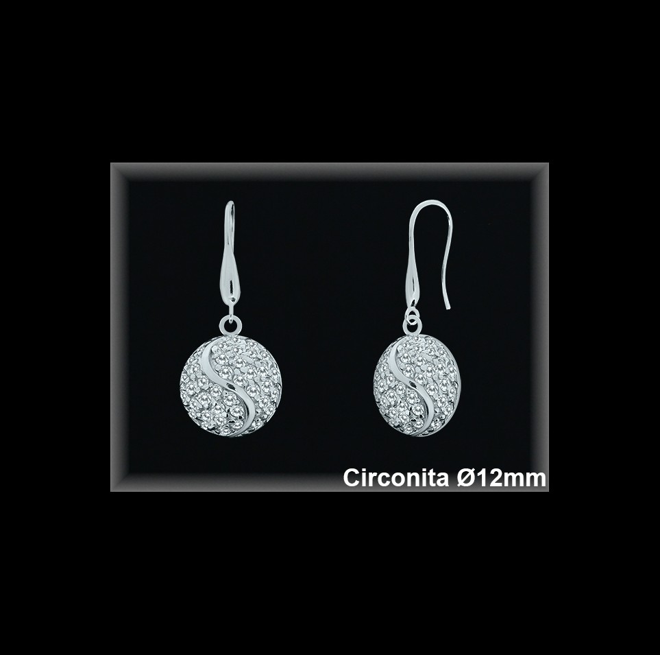 Mayorista de Plata en Pendientes ref 34228P  Pendientes de Plata al por Mayor
