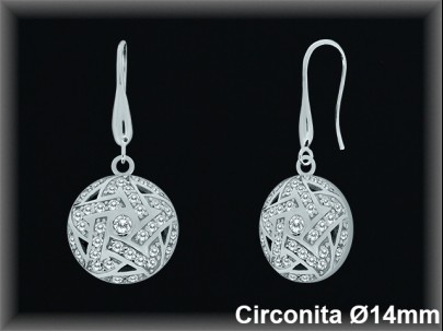 Mayorista de Plata en Pendientes ref 34233P  Pendientes de Plata al por Mayor
