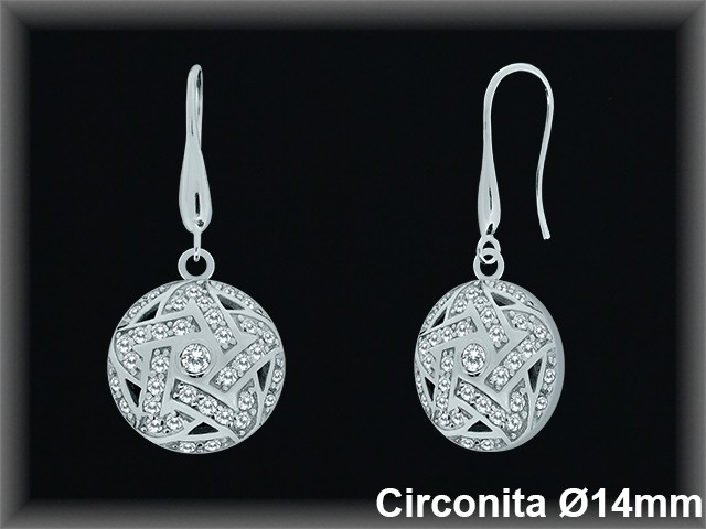 Mayorista de Plata en Pendientes ref 34233P  Pendientes de Plata al por Mayor