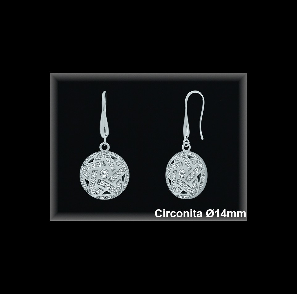 Mayorista de Plata en Pendientes ref 34233P  Pendientes de Plata al por Mayor