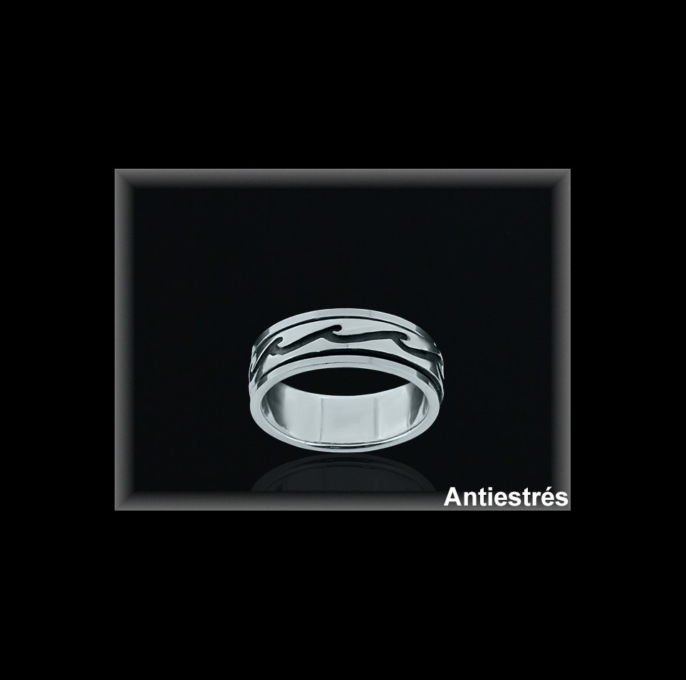 Mayorista de Plata de Anillos Antiestres ref 3LQ025  Plata al por Mayor