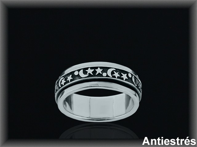 Mayorista de Plata de Anillos Antiestres ref 3LQ027  Plata al por Mayor