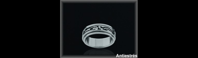 Mayorista de Plata de Anillos Antiestres ref 3LQ028  Plata al por Mayoror
