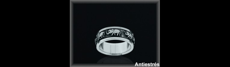Mayorista de Plata de Anillos Antiestres ref 3LQ030  Plata al por Mayoror