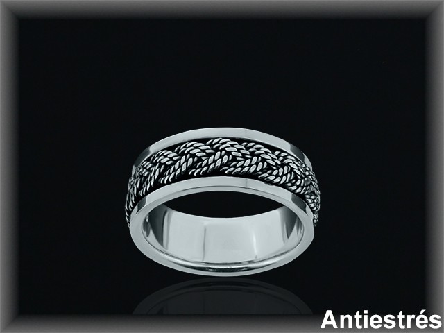 Mayorista de Plata de Anillos Antiestres ref 3LQ047  Plata al por Mayoror