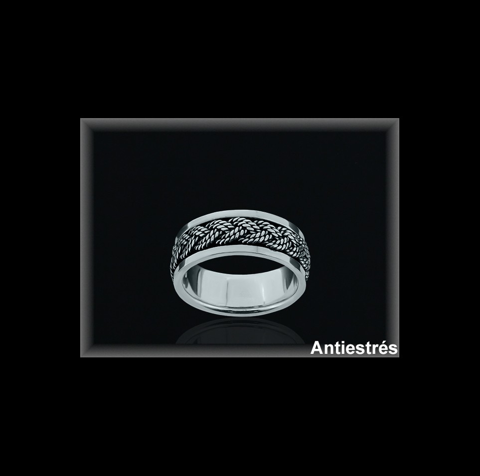 Mayorista de Plata de Anillos Antiestres ref 3LQ047  Plata al por Mayoror