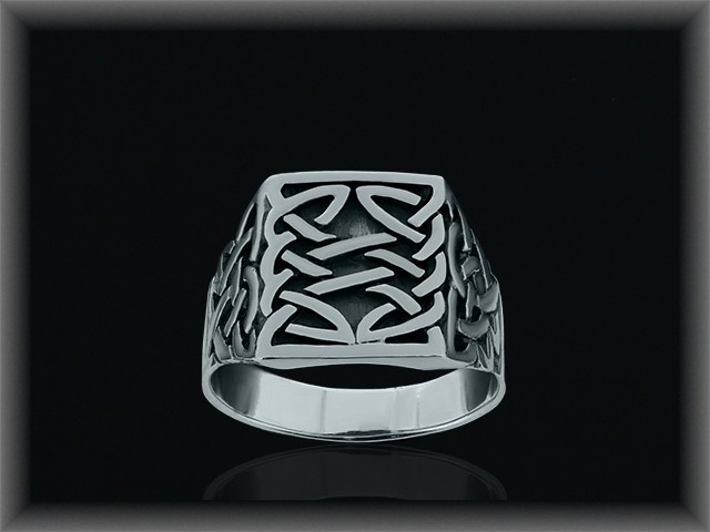 Mayorista de Plata de Anillos Sellos ref 3LQ054  Plata al por Mayoror