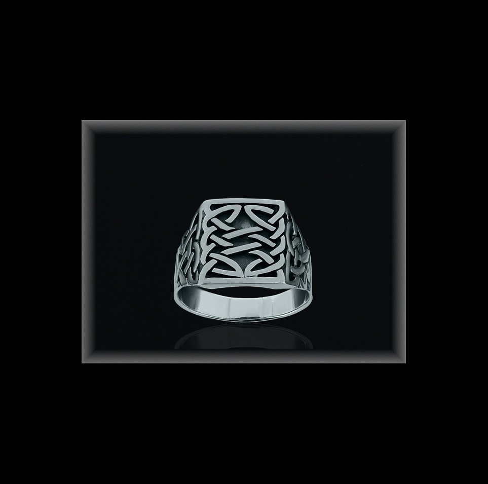 Mayorista de Plata de Anillos Sellos ref 3LQ054  Plata al por Mayoror