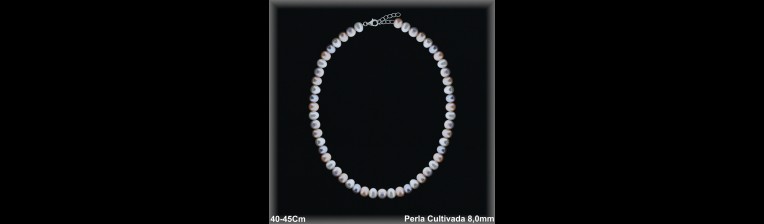 Mayorista de Plata de Collares ref 75008  Collares de Plata al por Mayor