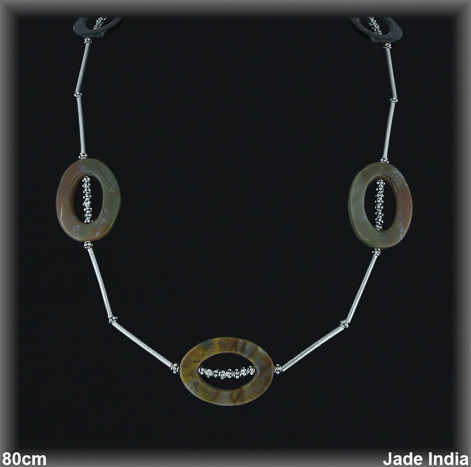 Collares de Plata al Por Mayor ref 7543  Mayorista de Collares de Plata