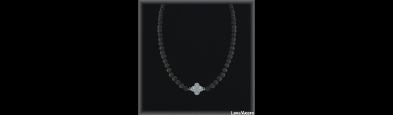 Collares de Plata al Por Mayor ref 78F01  Mayorista de Collares de Plata