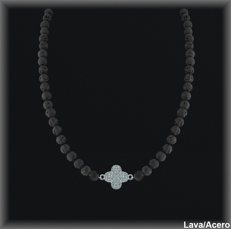 Collares de Plata al Por Mayor ref 78F01  Mayorista de Collares de Plata