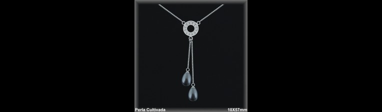 Gargantillas de Plata al Por Mayor ref 7R017G  Mayorista de Gargantillas de Plata