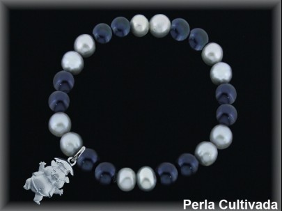 Pulseras de Plata al Por Mayor ref 9107E  Mayorista de Pulseras de Plata