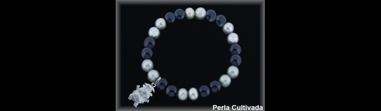 Pulseras de Plata al Por Mayor ref 9107E  Mayorista de Pulseras de Plata